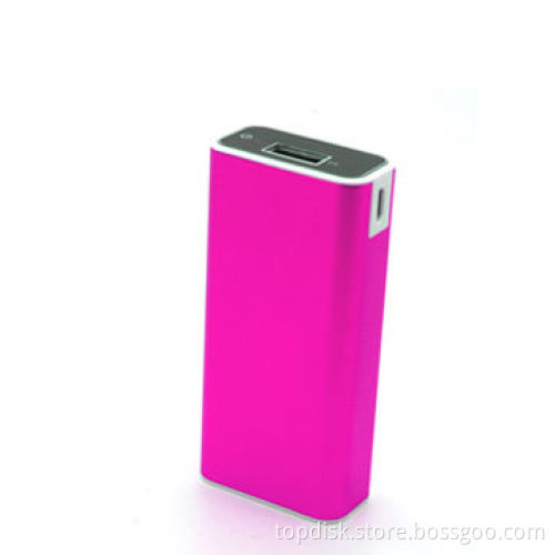 lithium ion mobile phone chargers power bank with 5200mAh Capacity for iphone and samsung